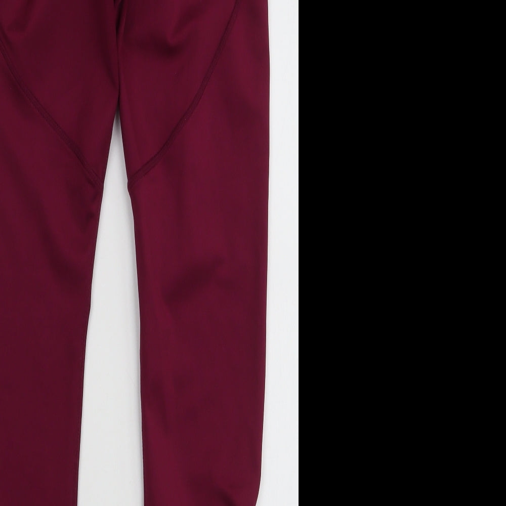Primark Womens Red  Polyester  Leggings Size S L27 in Slim Pullover