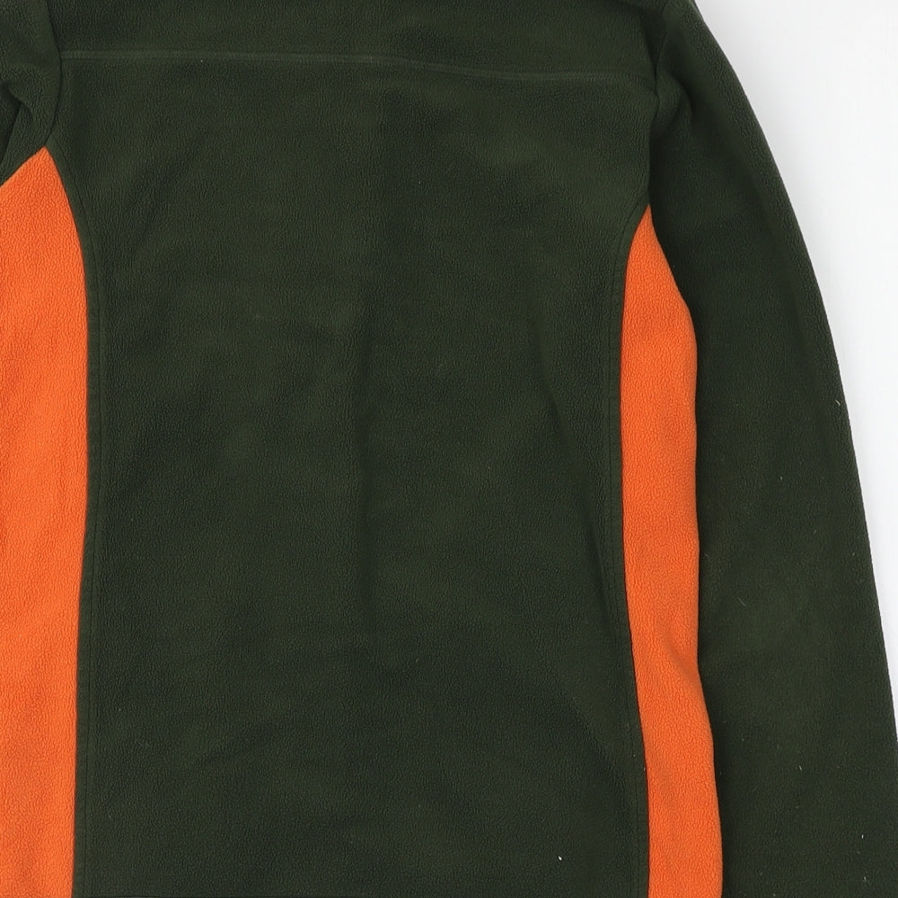 Mountain Warehouse Boys Green Crew Neck  100% Polyester Full Zip Jumper Size 11-12 Years  Zip