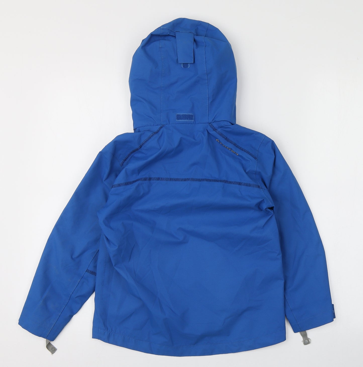 TOG 24 Boys Blue   Rain Coat Coat Size 5-6 Years  Zip