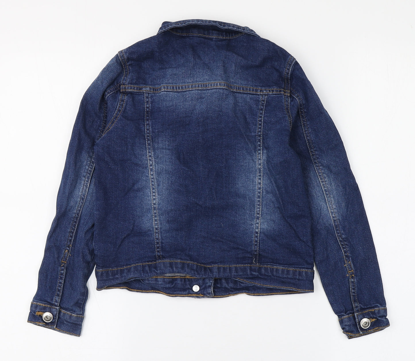 Lily & Dan Girls Blue   Jacket  Size 8-9 Years  Button
