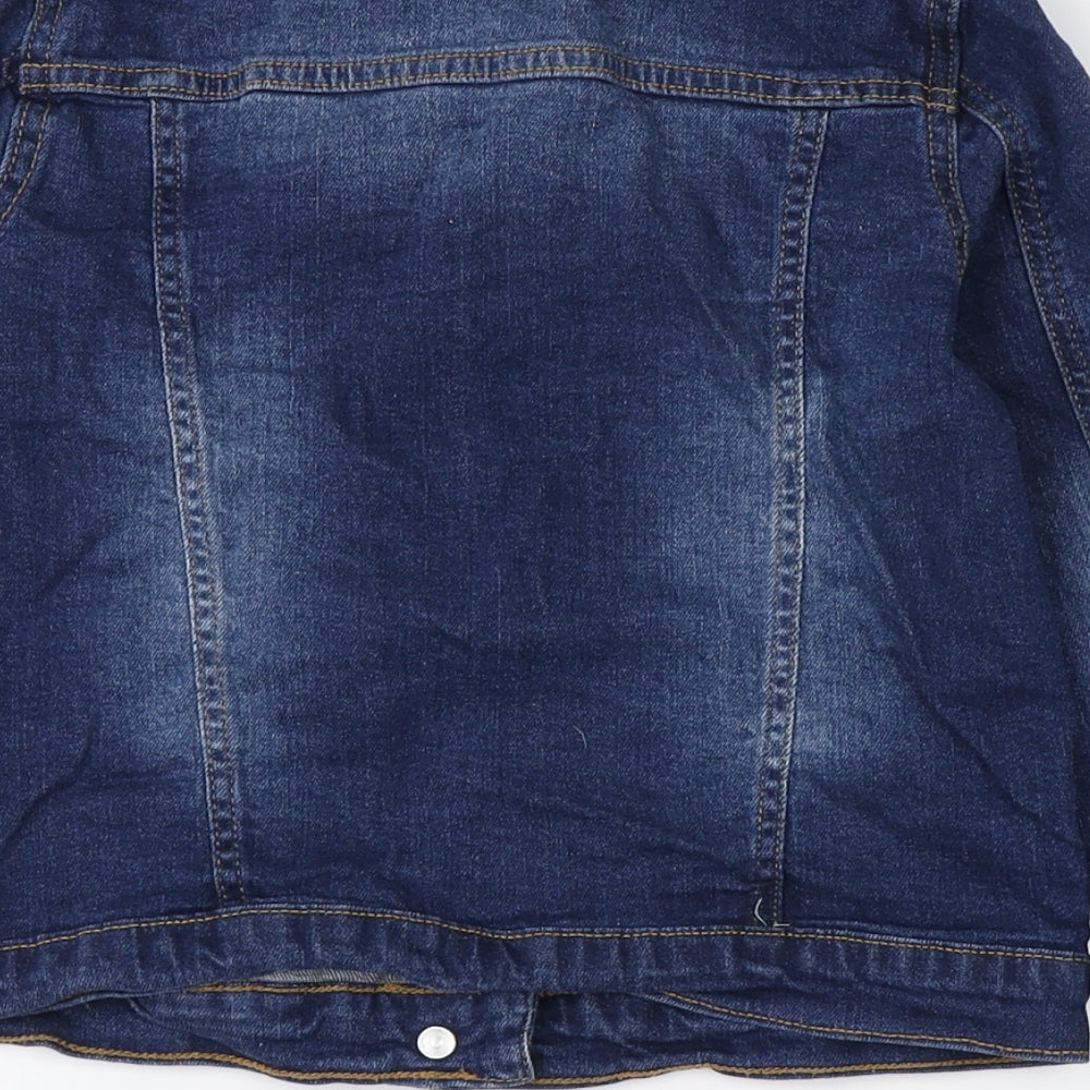 Lily & Dan Girls Blue   Jacket  Size 8-9 Years  Button