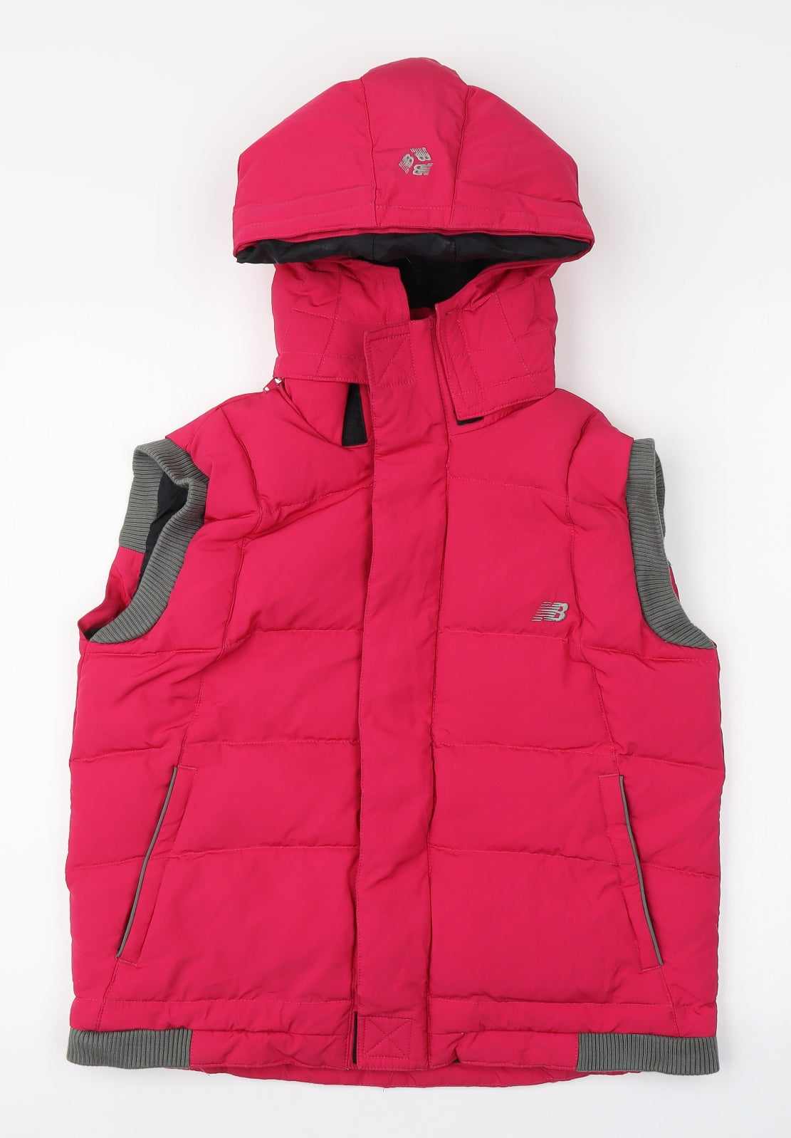 New Balance Womens Pink   Gilet Jacket Size M  Zip
