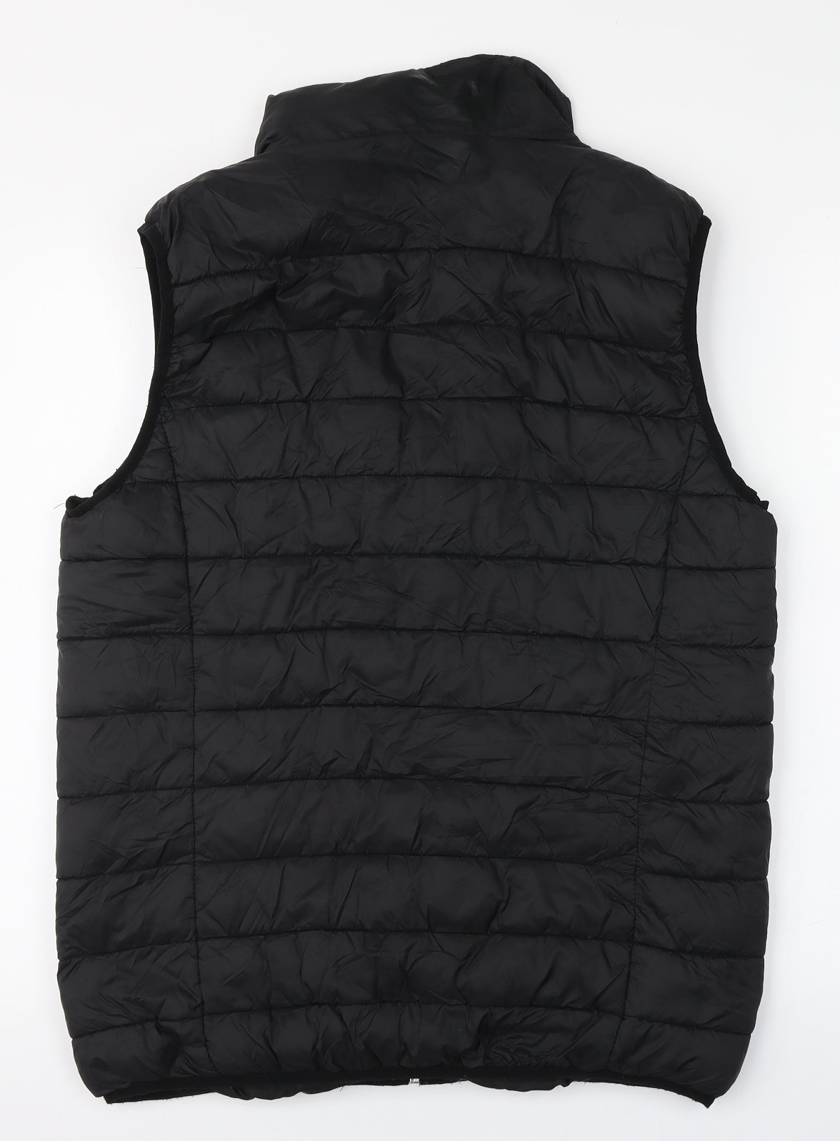 Primark Mens Black   Gilet Coat Size M  Zip