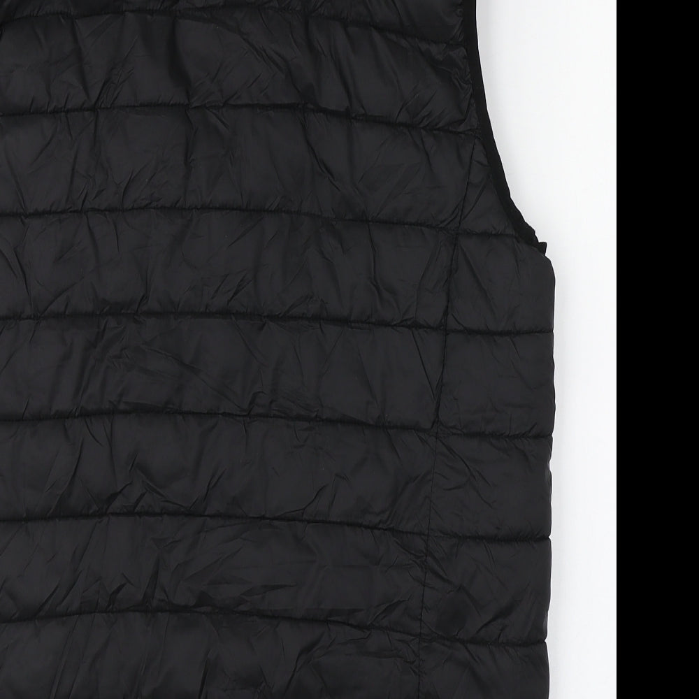 Primark Mens Black   Gilet Coat Size M  Zip