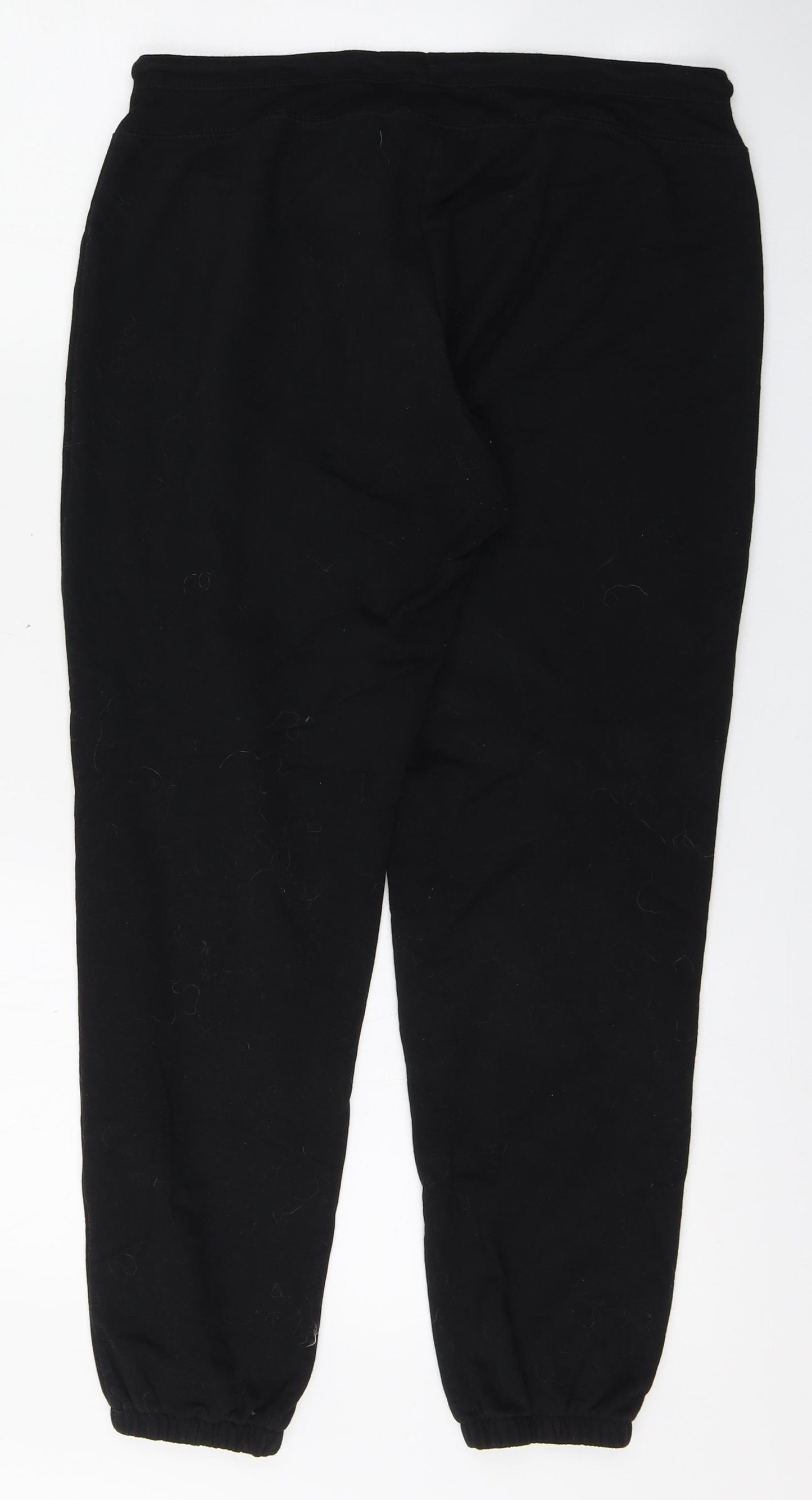 Gap Womens Black  Cotton Jogger Trousers Size S L25 in Regular