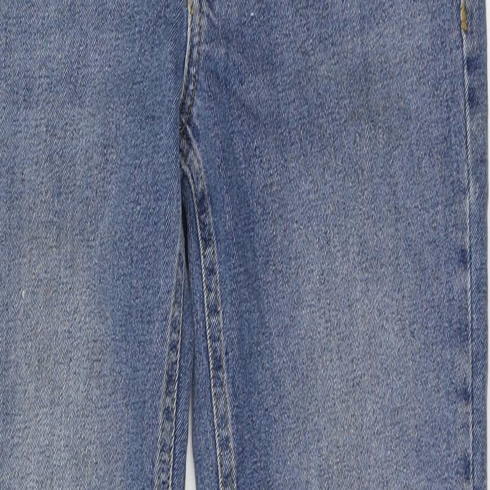 New Look Girls Blue  Cotton Bootcut Jeans Size 11 Years  Regular Button