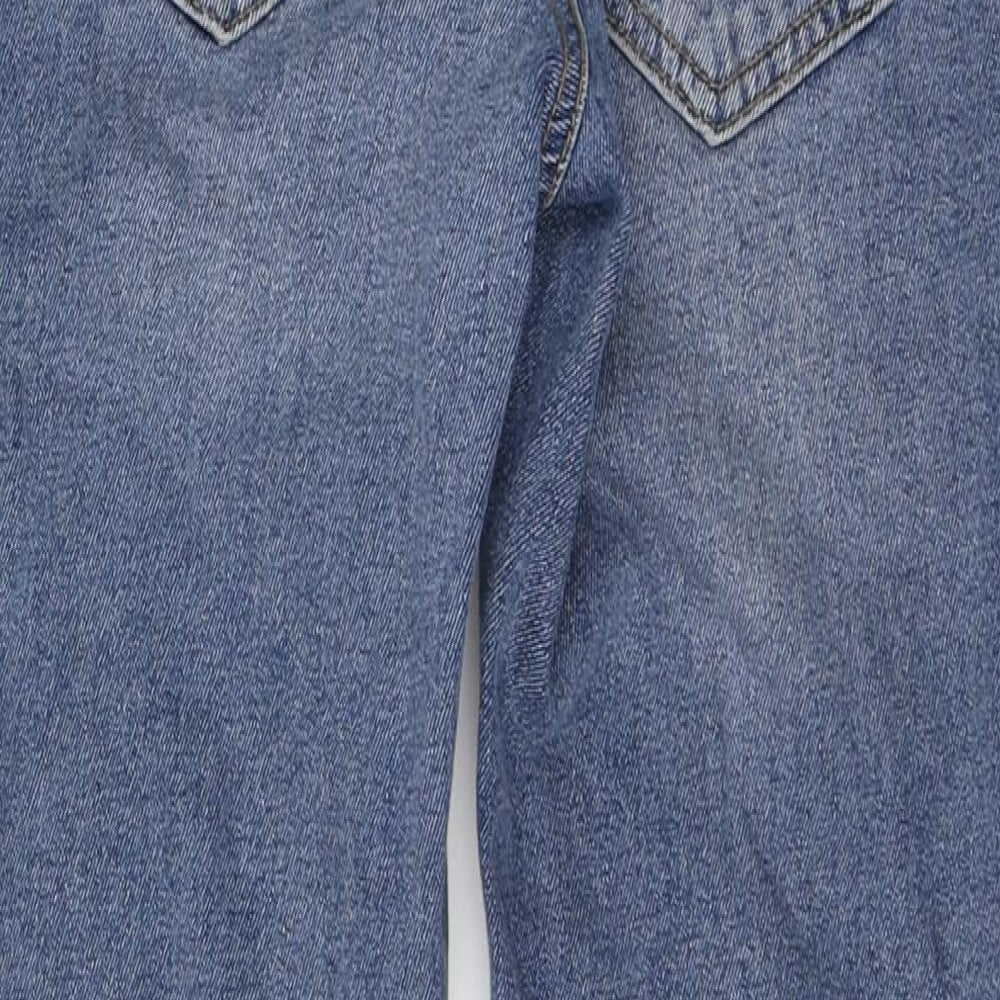 New Look Girls Blue  Cotton Bootcut Jeans Size 11 Years  Regular Button