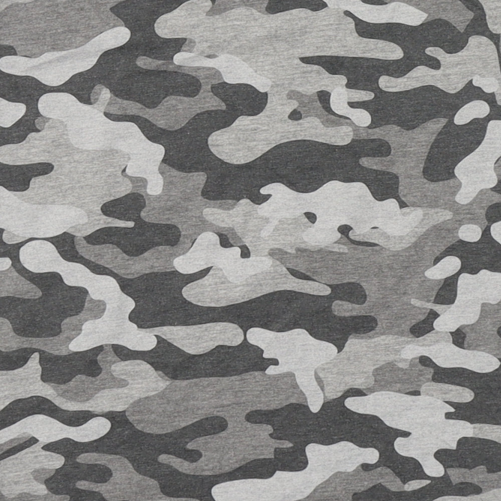 Primark Boys Grey Camouflage Cotton Basic T-Shirt Size 4-5 Years Round Neck Pullover