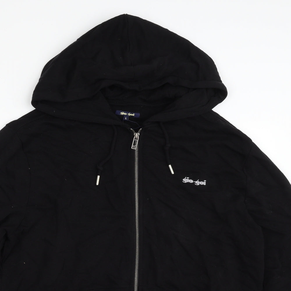 Gio-Goi Mens Black   Jacket  Size L  Zip
