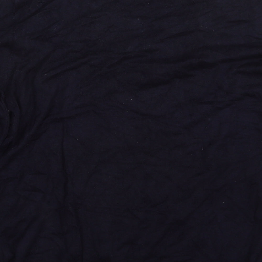 Debenhams Womens Blue Crew Neck  Viscose Pullover Jumper Size 12
