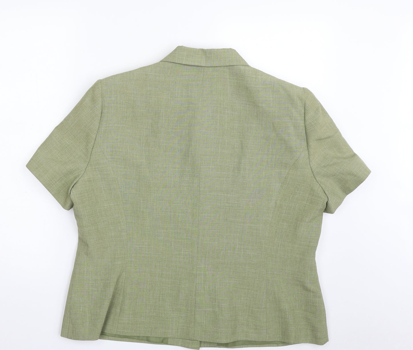 Debenhams Womens Green   Jacket Blazer Size 18  Button