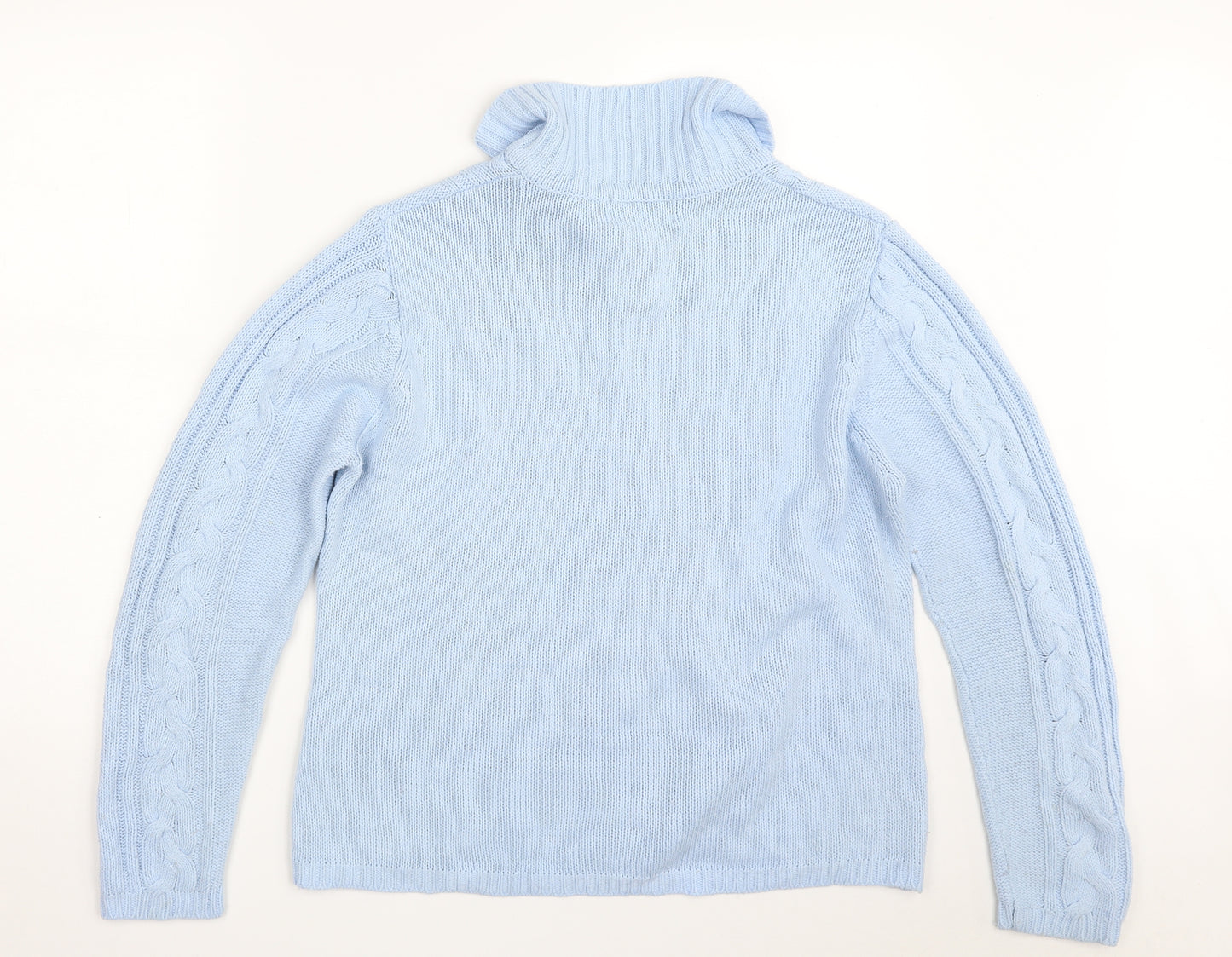 Collection Womens Blue Collared  Acrylic Pullover Jumper Size 18   - Size 18-20