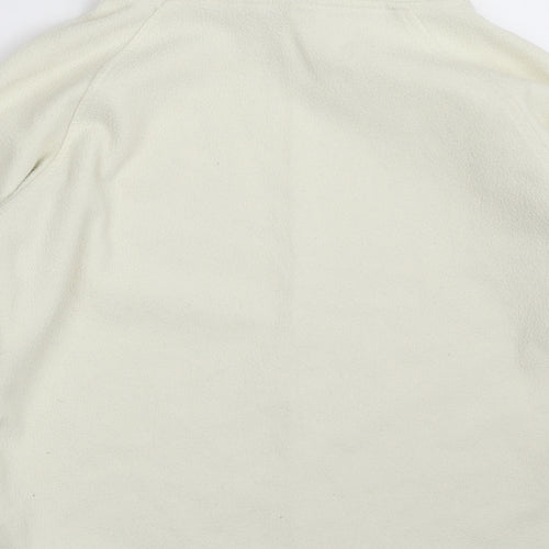 M&Co Womens Ivory  100% Polyester Pullover Sweatshirt Size S