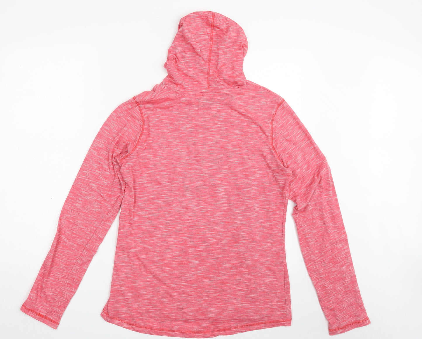 PUMA Womens Pink  Polyester Pullover Hoodie Size 14  Pullover