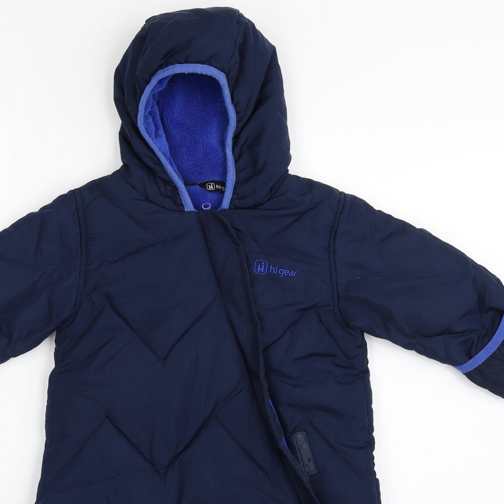 Hi Gear Baby Blue   Jacket  Size 12-18 Months   Zip