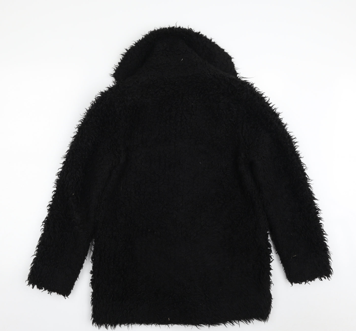 Topshop Womens Black   Jacket  Size 8  Snap