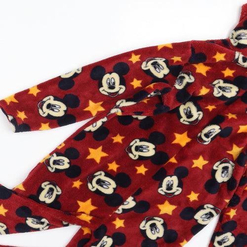 Disney Boys Red Geometric 100% Polyester  One Piece Size 6-7 Years  Zip - Mickey Mouse