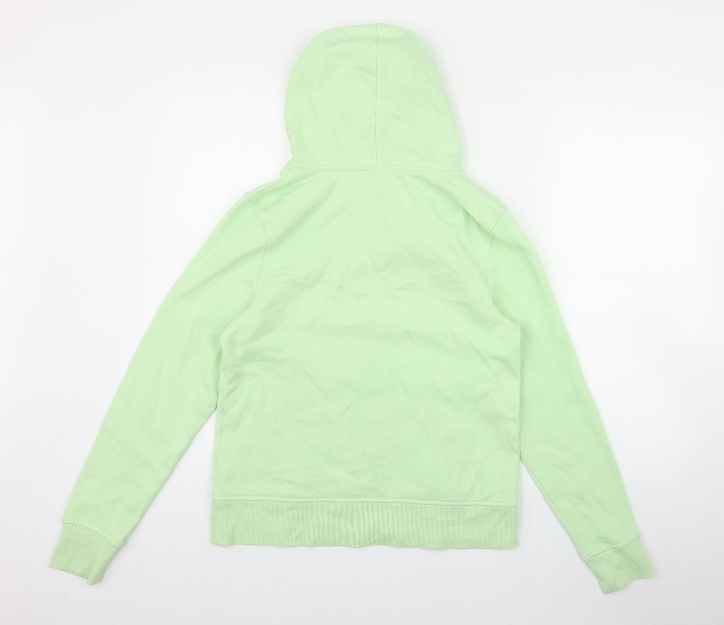 Amazon Womens Green  Cotton Pullover Hoodie Size S