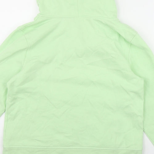 Amazon Womens Green  Cotton Pullover Hoodie Size S