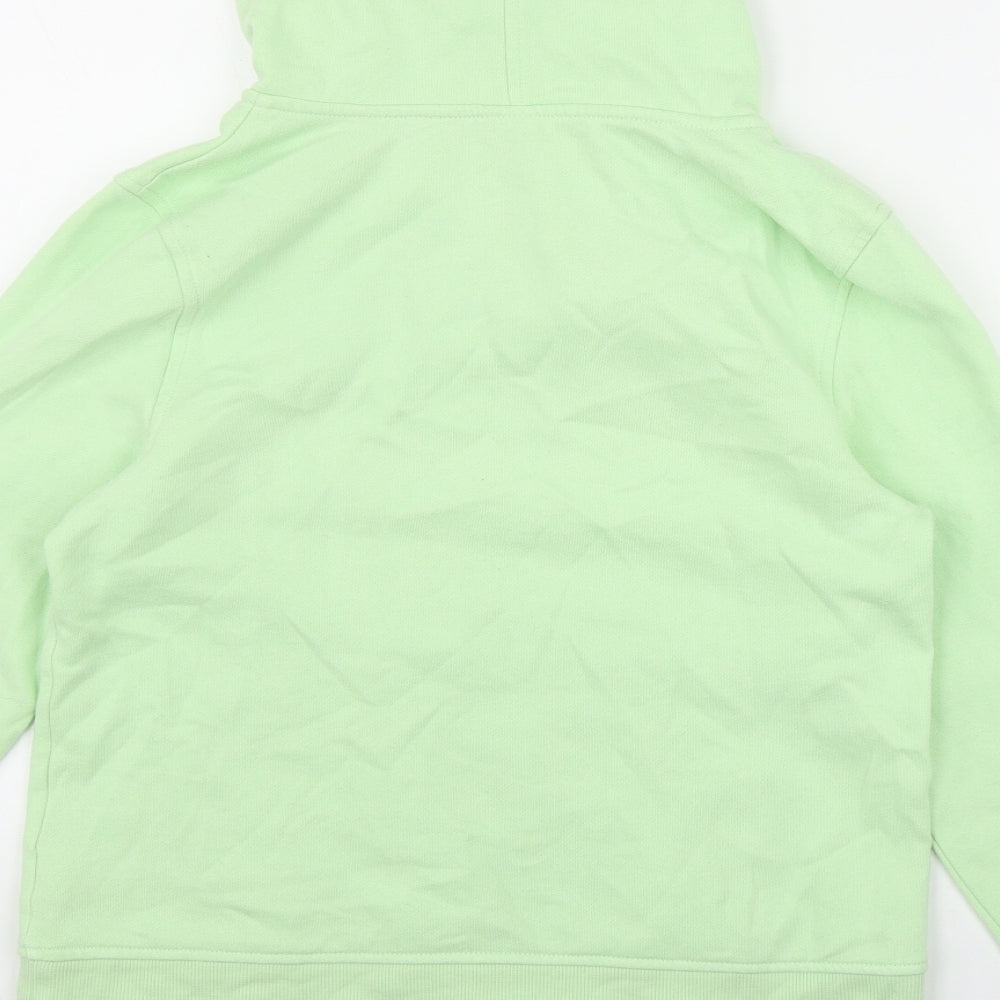 Amazon Womens Green  Cotton Pullover Hoodie Size S