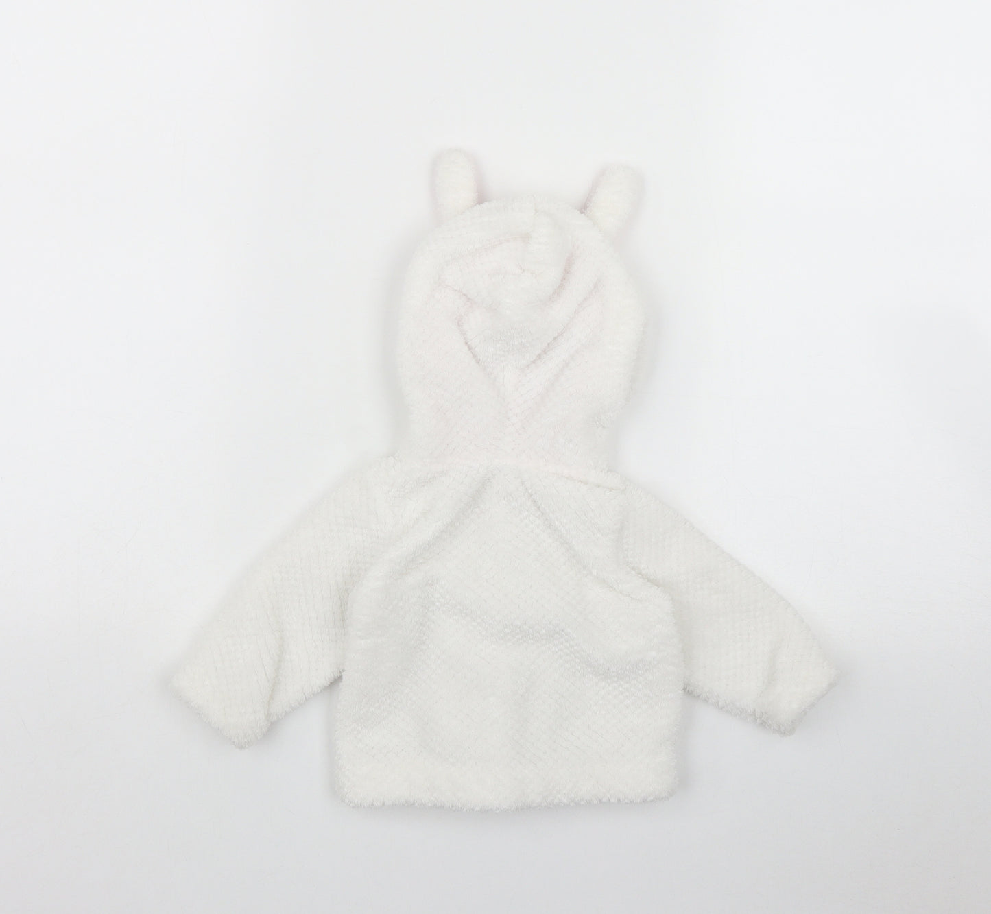 Matalan Girls White   Jacket  Size 3-6 Months   Button