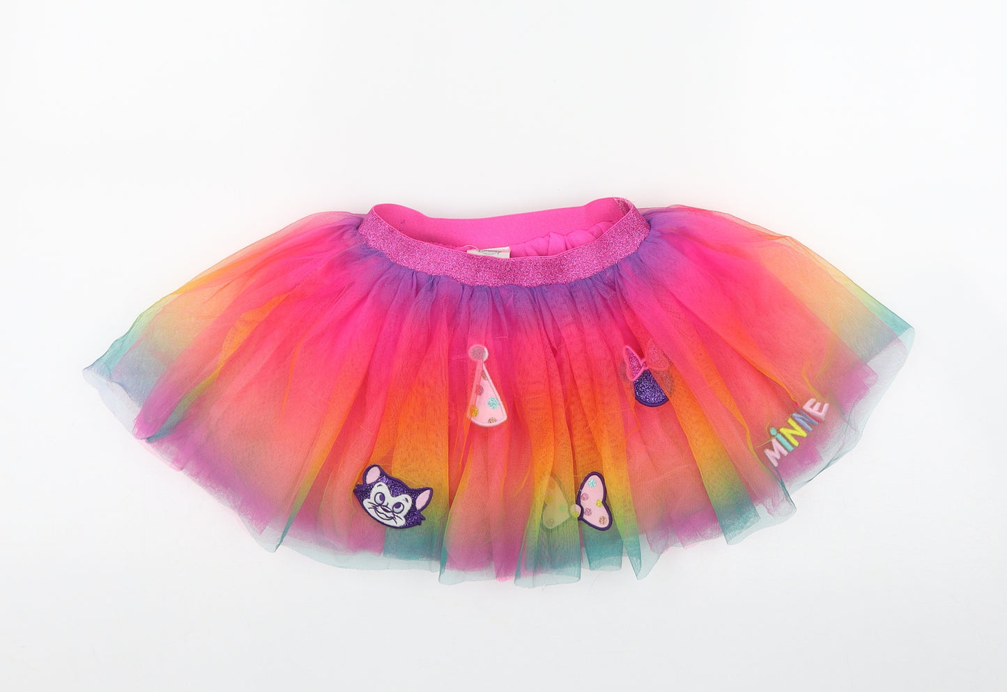 Disney Girls Multicoloured  Polyester Flare Skirt Size 4 Years  Regular  - Fancy Dress