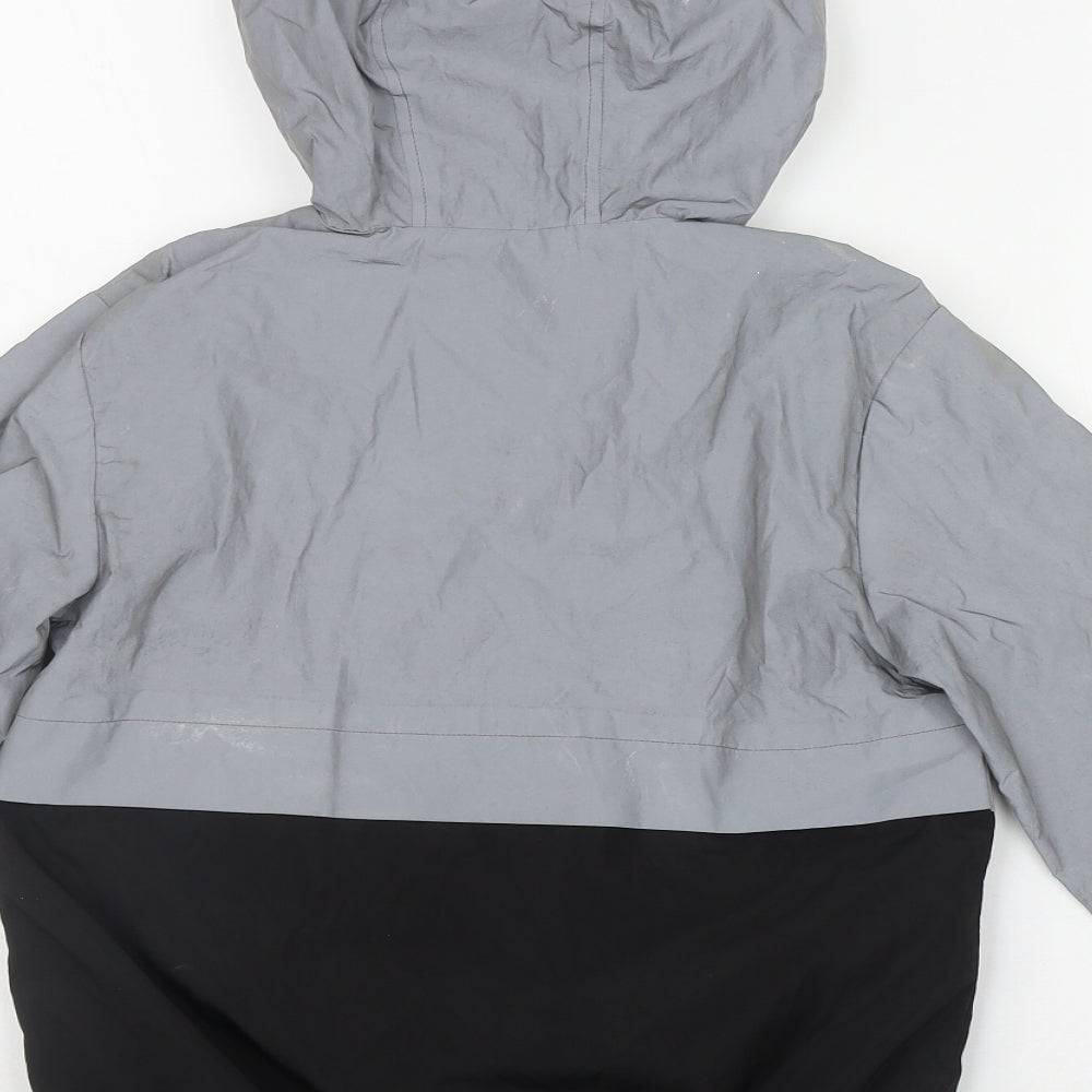 George Boys Grey   Rain Coat Coat Size 6-7 Years  Zip - 3M