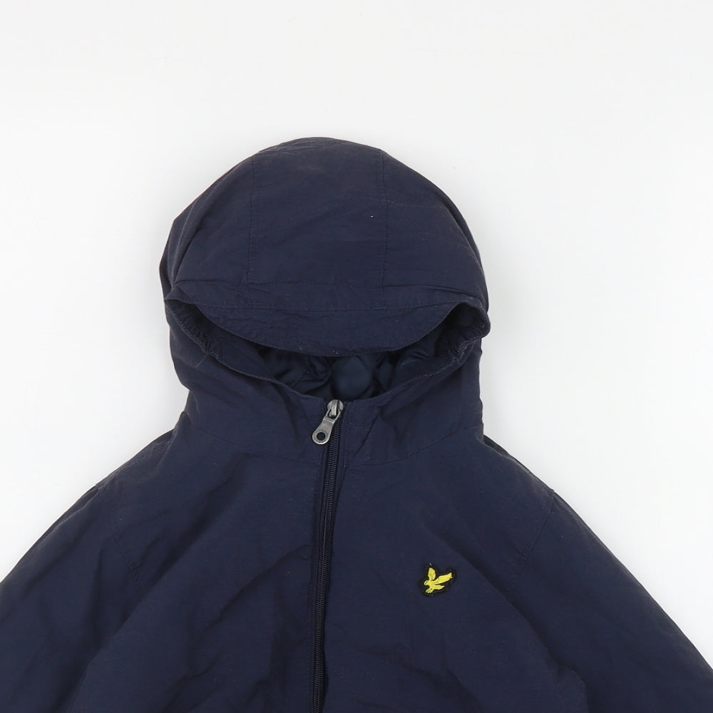 Lyle & Scott Boys Blue   Windbreaker Jacket Size 6-7 Years  Zip