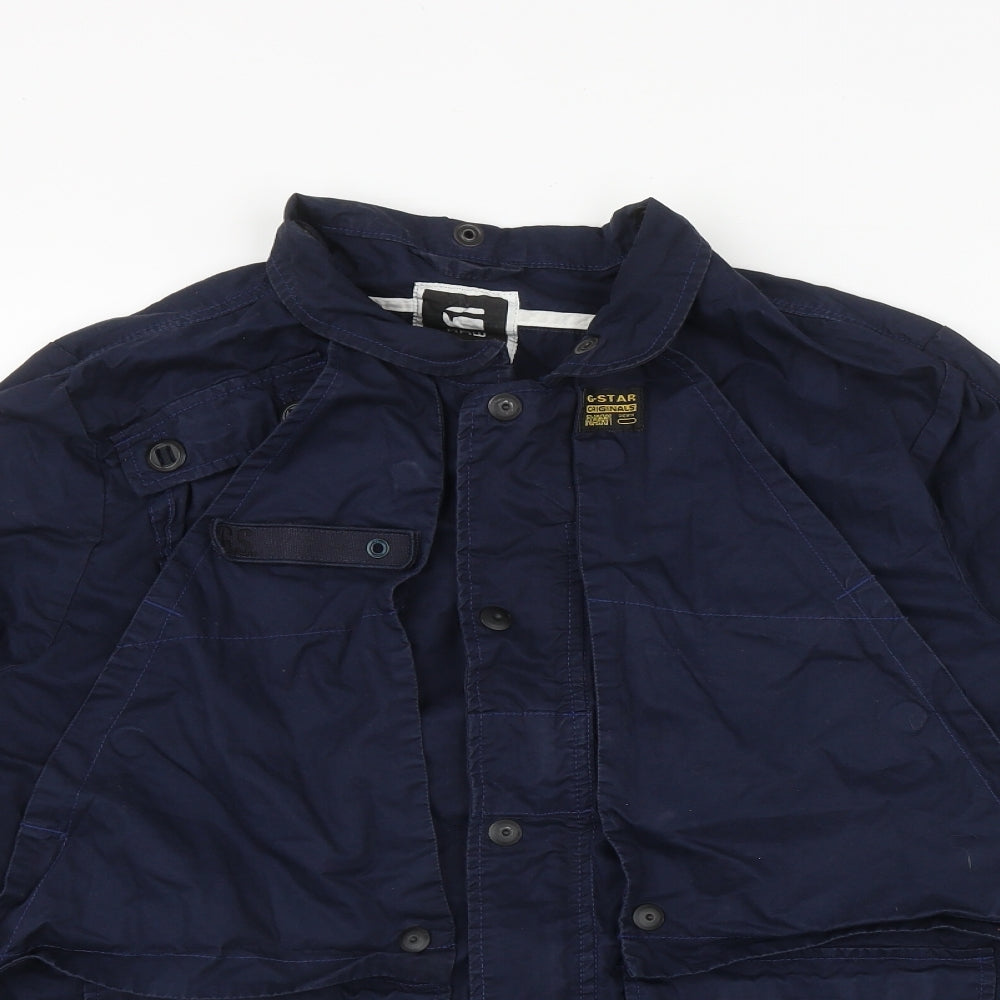 G-Star Mens Blue   Jacket  Size M  Zip