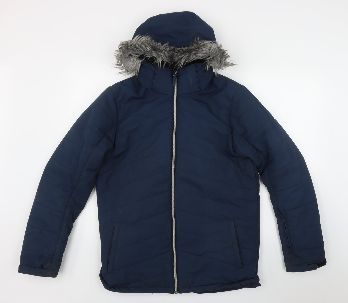 Crane Boys Blue   Ski Jacket Coat Size 15-16 Years  Zip