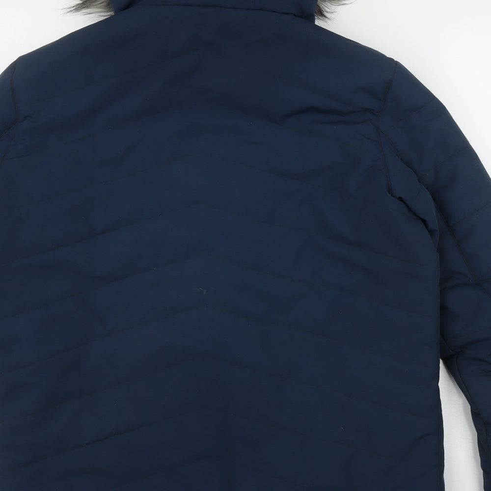 Crane Boys Blue   Ski Jacket Coat Size 15-16 Years  Zip