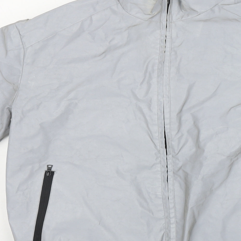 Marks and Spencer Mens Black   Windbreaker Jacket Size M  Zip - 3M Reversible