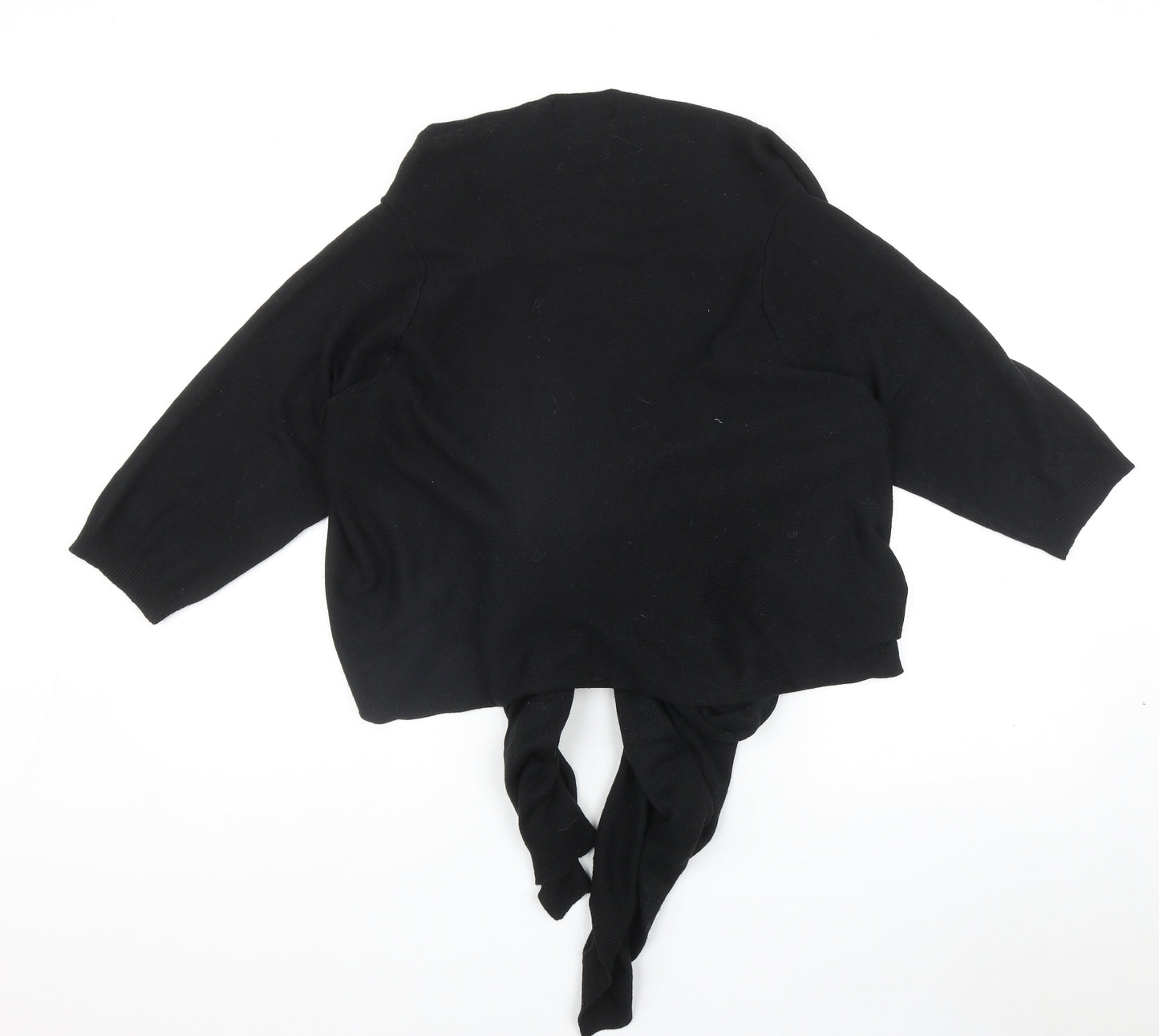 Joe Browns Womens Black V-Neck  Polyester Cardigan Jumper Size 16