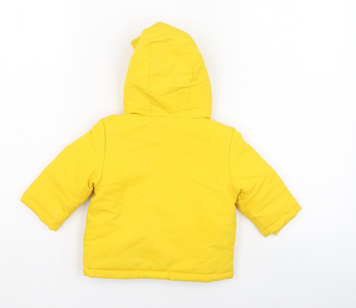 Primark Baby Yellow   Puffer Jacket Coat Size 3-6 Months   Zip