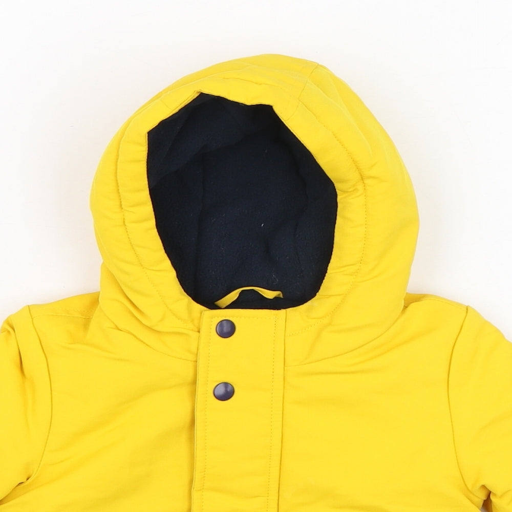 Primark Baby Yellow   Puffer Jacket Coat Size 3-6 Months   Zip