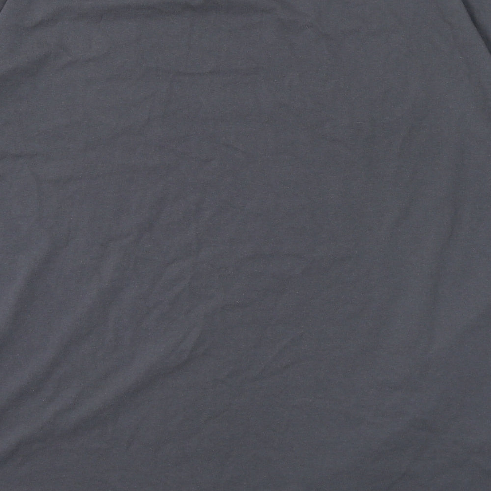 Everlast Mens Grey  Cotton  T-Shirt Size 2XL Round Neck