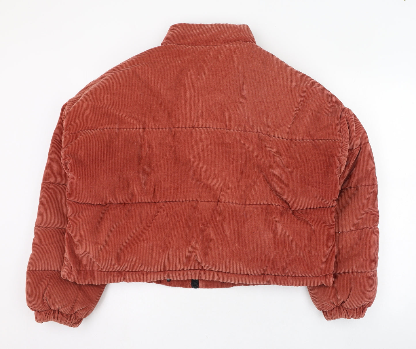 Urban Outfitters Womens Red   Puffer Jacket Coat Size M  Zip