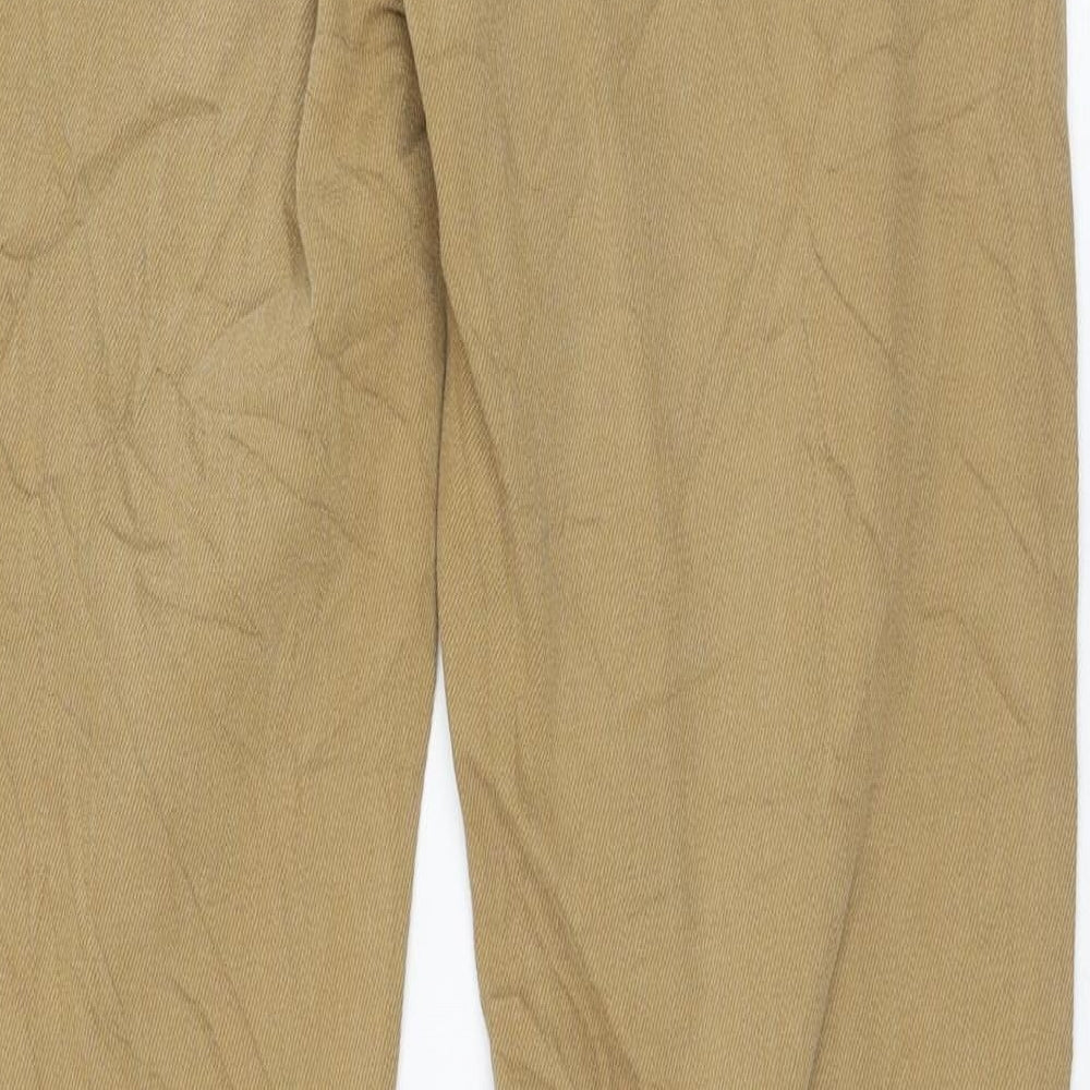 Toast Womens Brown  Cotton Straight Jeans Size 30 L28 in Regular Zip