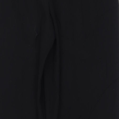 Gerry Weber Womens Black  Polyester Trousers  Size 10 L28 in Regular Zip