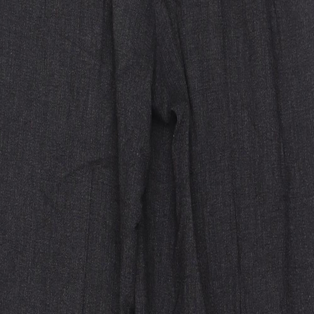 Jaeger Womens Grey  Wool Trousers  Size 26 L30 in Regular Zip