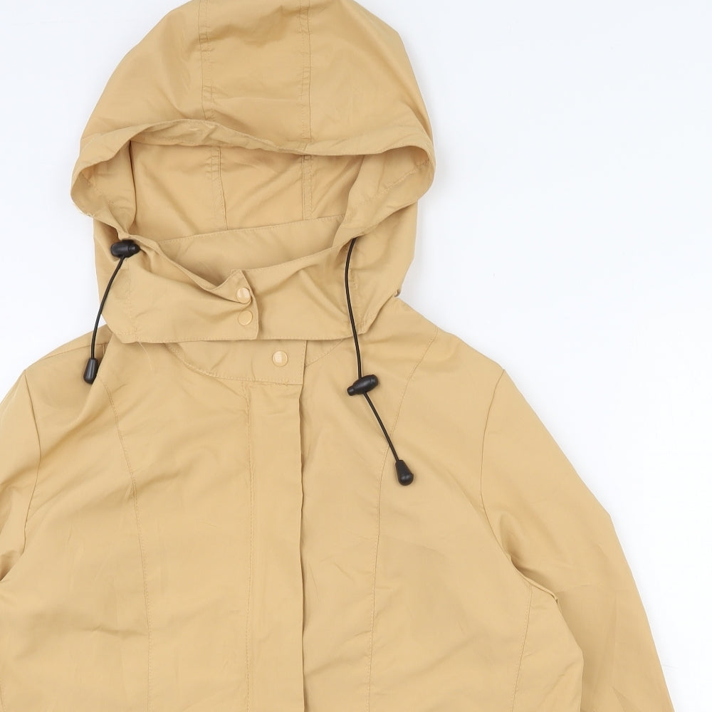 Damart Womens Beige   Rain Coat Coat Size 10  Zip