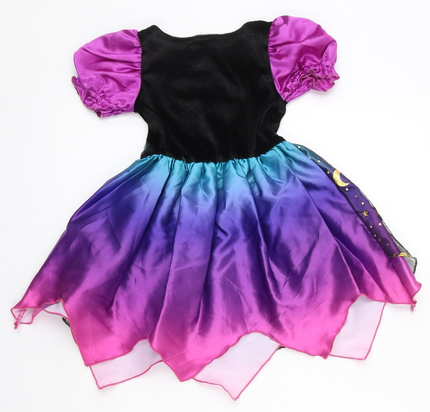 Hallow Scream Girls Purple  Polyester Fit & Flare  Size 2-3 Years  Square Neck Pullover - Halloween fancy dress costume