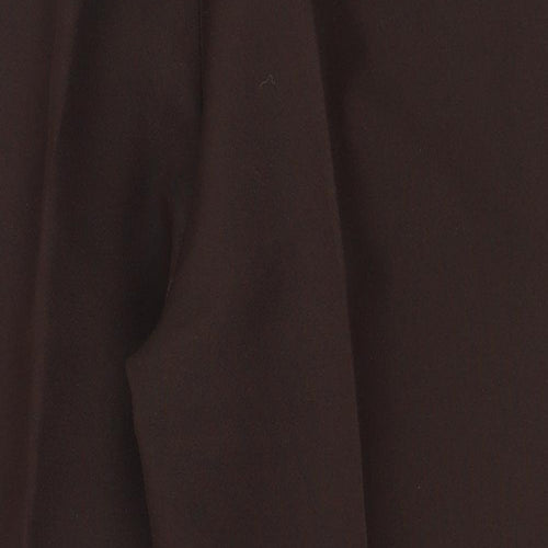 Preworn Womens Brown  Polyester Trousers  Size 20 L26.5 in Regular