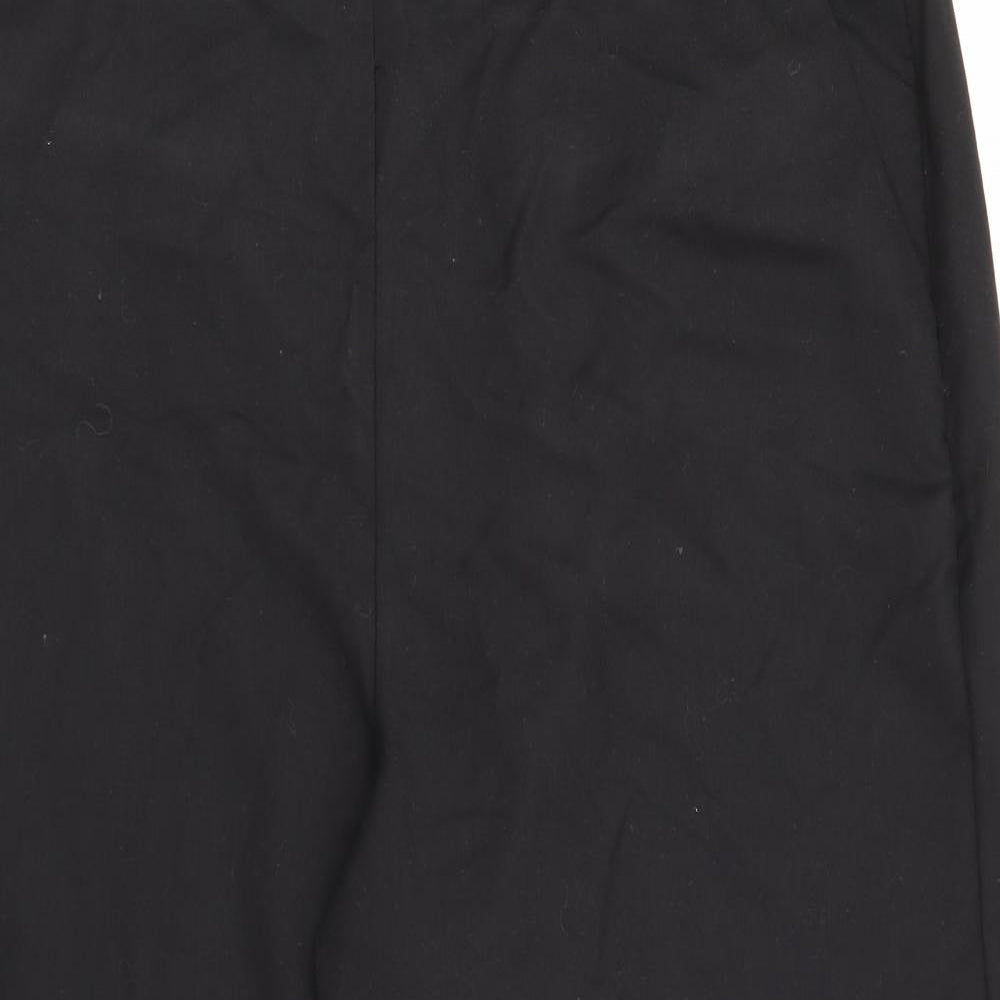F&F Womens Black  Polyester Trousers  Size 18 L23 in Regular Zip