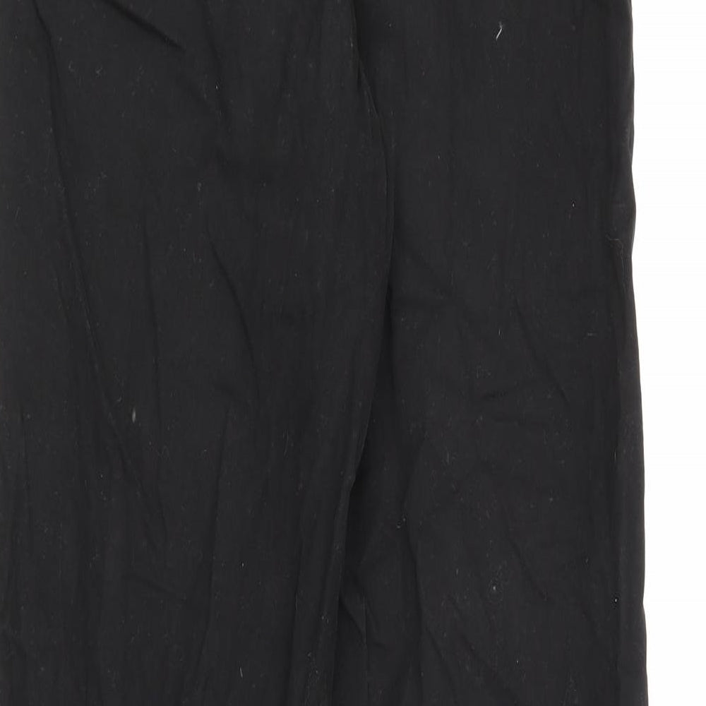 H&M Boys Black  Cotton Jogger Trousers Size 12-13 Years  Regular Tie