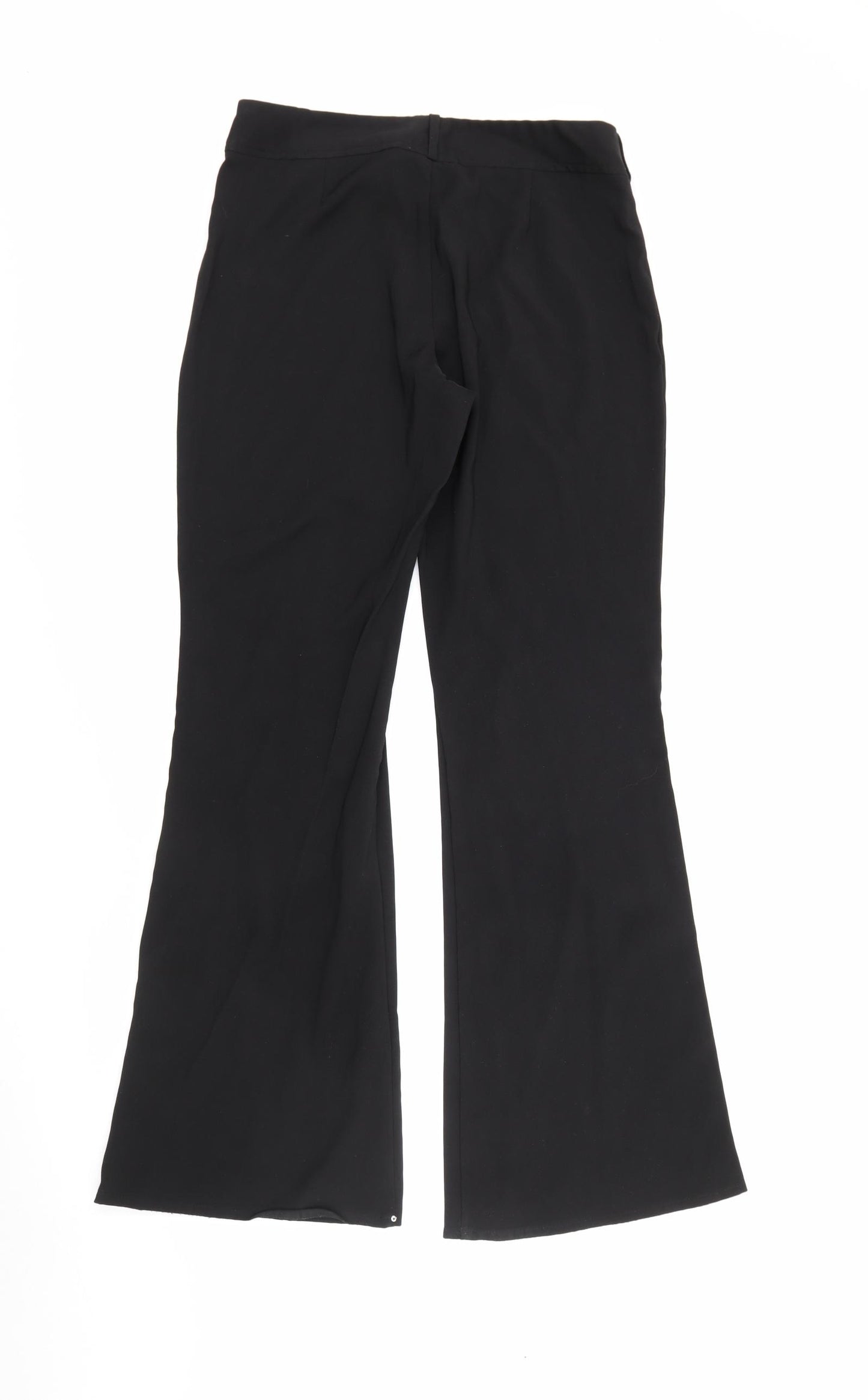 Atmoshpere Womens Black  Polyester Trousers  Size 12 L31 in Regular Zip