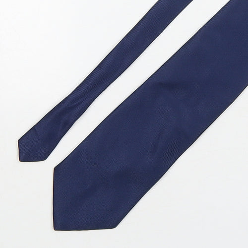NEXT Mens Blue  Silk Pointed Tie One Size