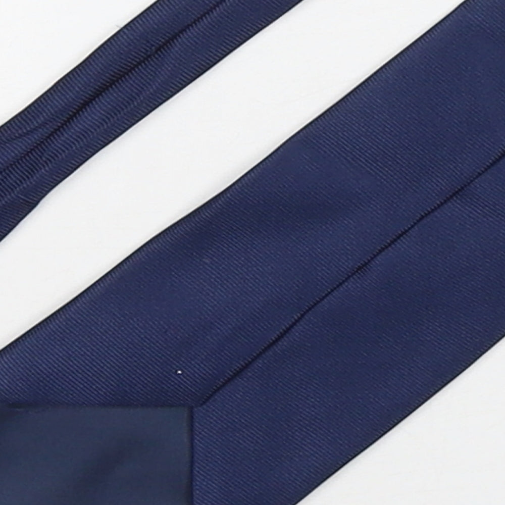 NEXT Mens Blue  Silk Pointed Tie One Size