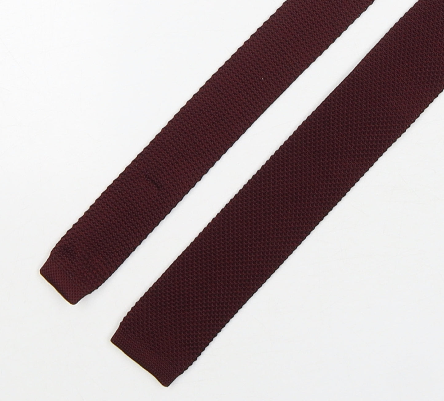 Moss Mens Red  Polyester Pointed Tie One Size