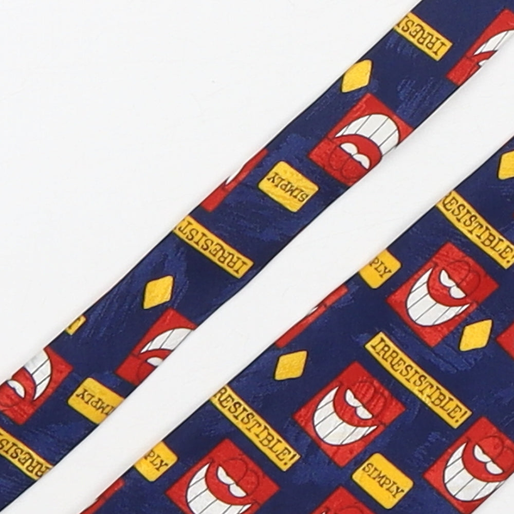 Marks and Spencer Mens Multicoloured Geometric Polyester Pointed Tie One Size